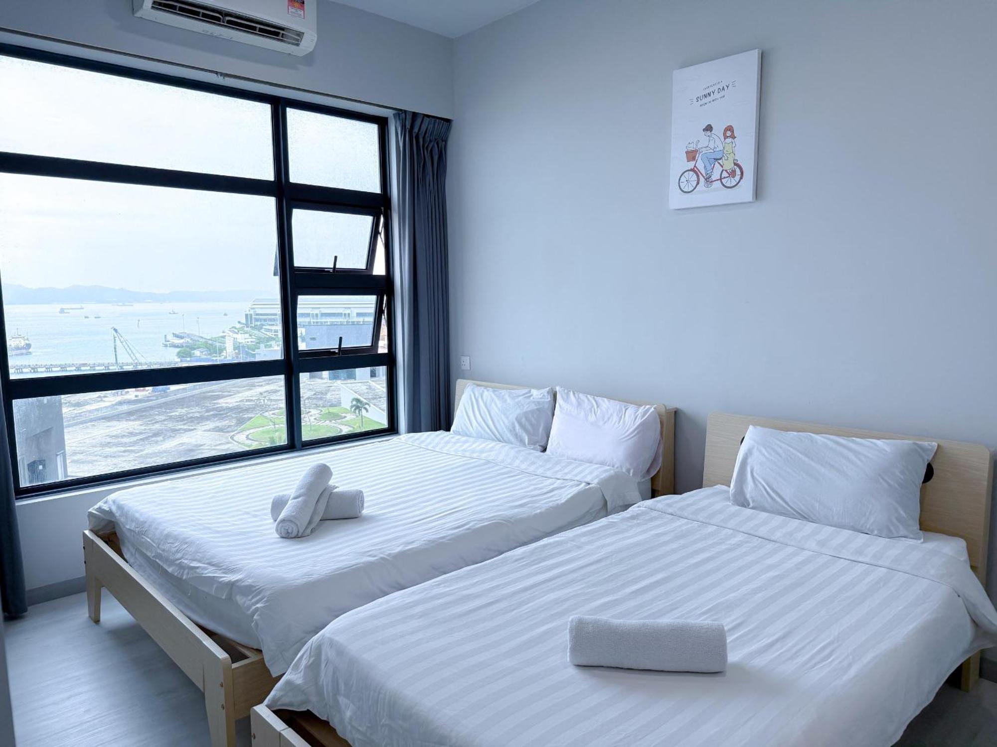 Vv Homestay Jesselton Quay Surla Sabah Mall Kk 亚庇贵赴行馆 Kota Kinabalu Exterior photo
